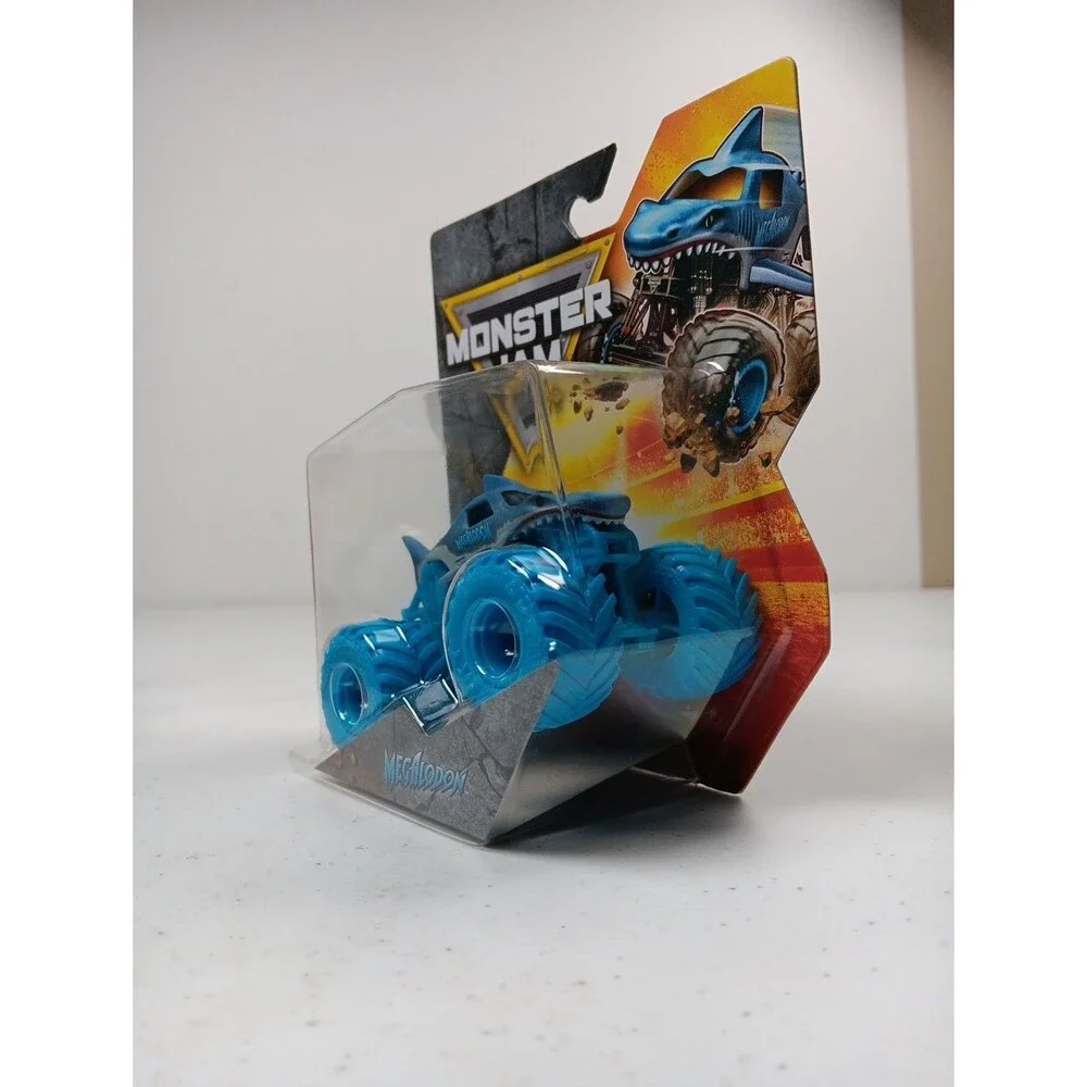 Monster Jam “Megalodon” Truck Set Of 4 Spin Master 1:64 Series 01